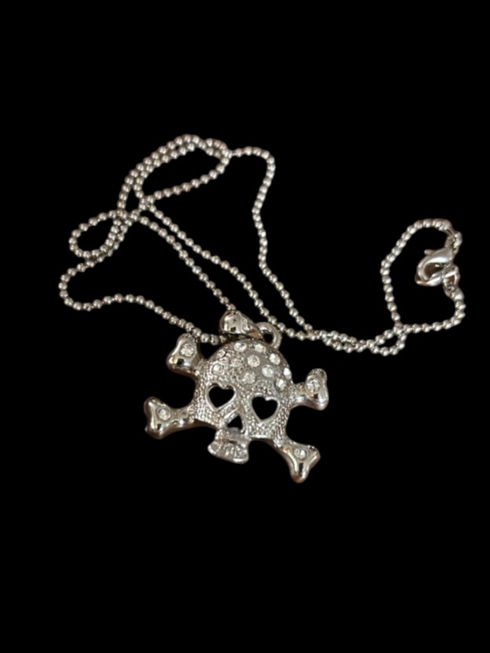 Skull & Crossbones Pendant Necklace